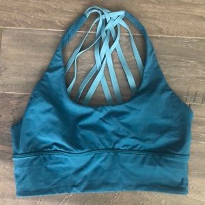 ‘Free To Be Moved’ Bra in Carbon Blue